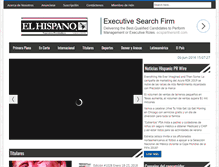 Tablet Screenshot of elhispanonewspaper.com